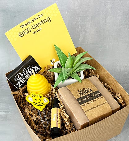 Bee Gift Box - Thank You For Bee-lieving Me